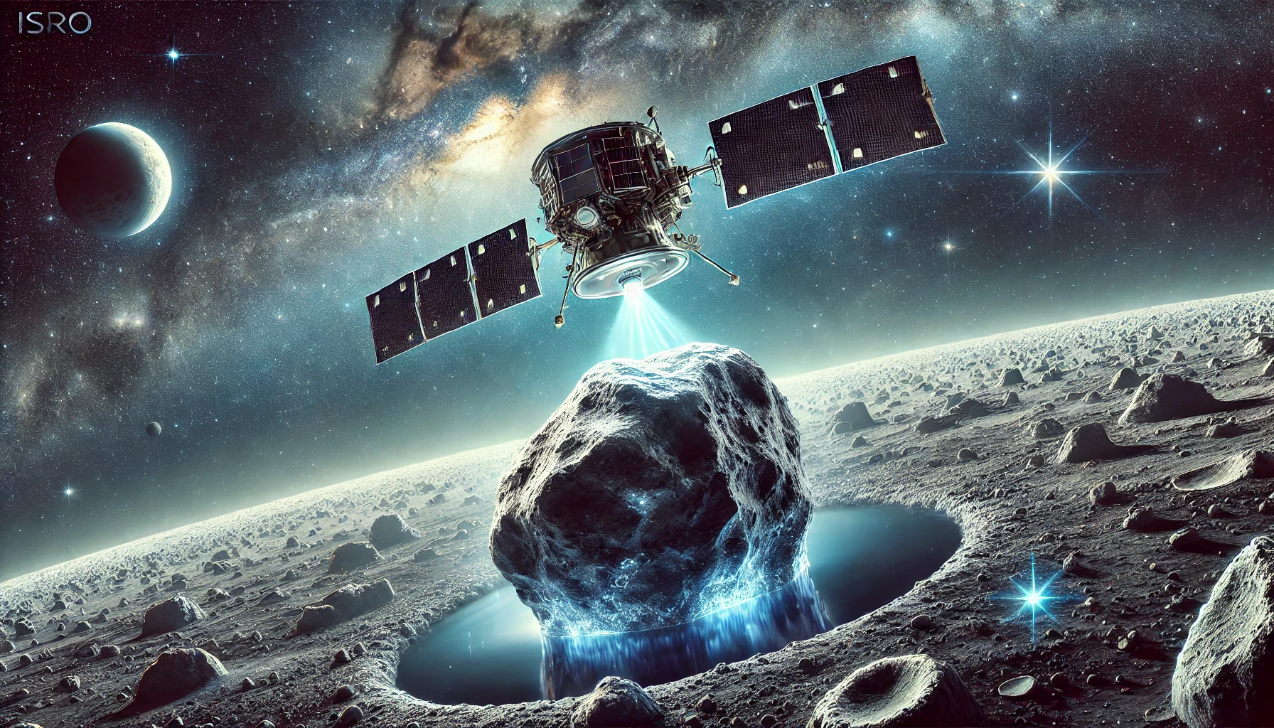 印度空间研究组织在小行星上发现水：一项突破性的发现